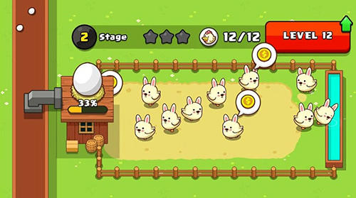 Gameplay of the Idle egg tycoon for Android phone or tablet.