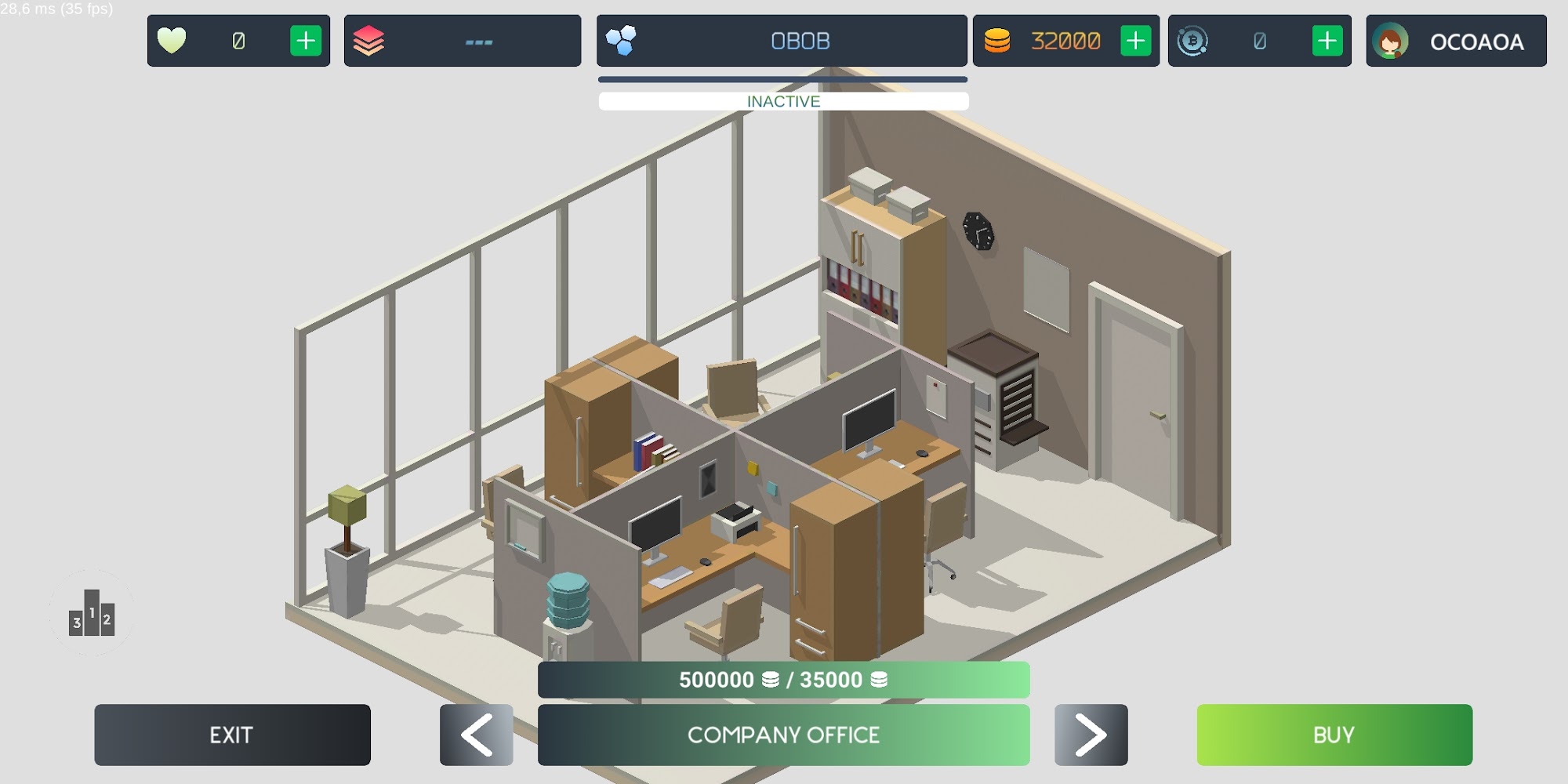 Gameplay of the Idle Game Dev Tycoon - Simulator Game Developer for Android phone or tablet.