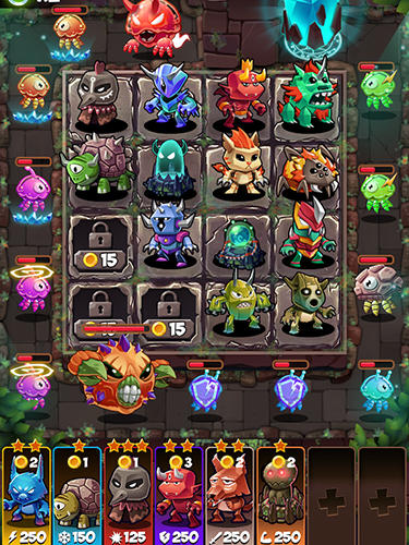 Gameplay of the Idle monster defense for Android phone or tablet.