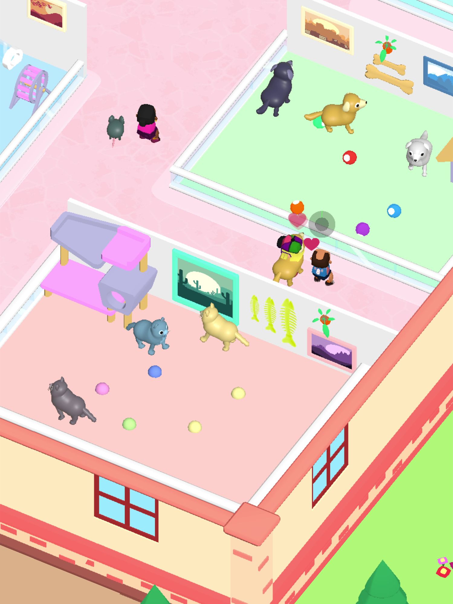 Gameplay of the Idle Pet Shop -  Animal Game for Android phone or tablet.