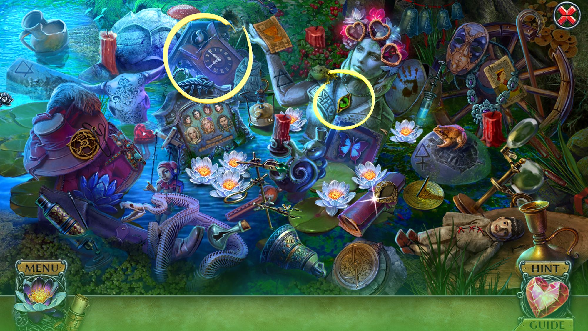 Gameplay of the Immortal Love: Black Lotus for Android phone or tablet.