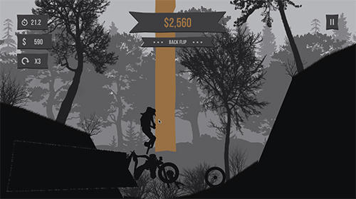 Gameplay of the Impossible bike crashing game for Android phone or tablet.