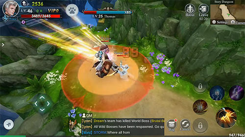 Gameplay of the Infinite legend for Android phone or tablet.