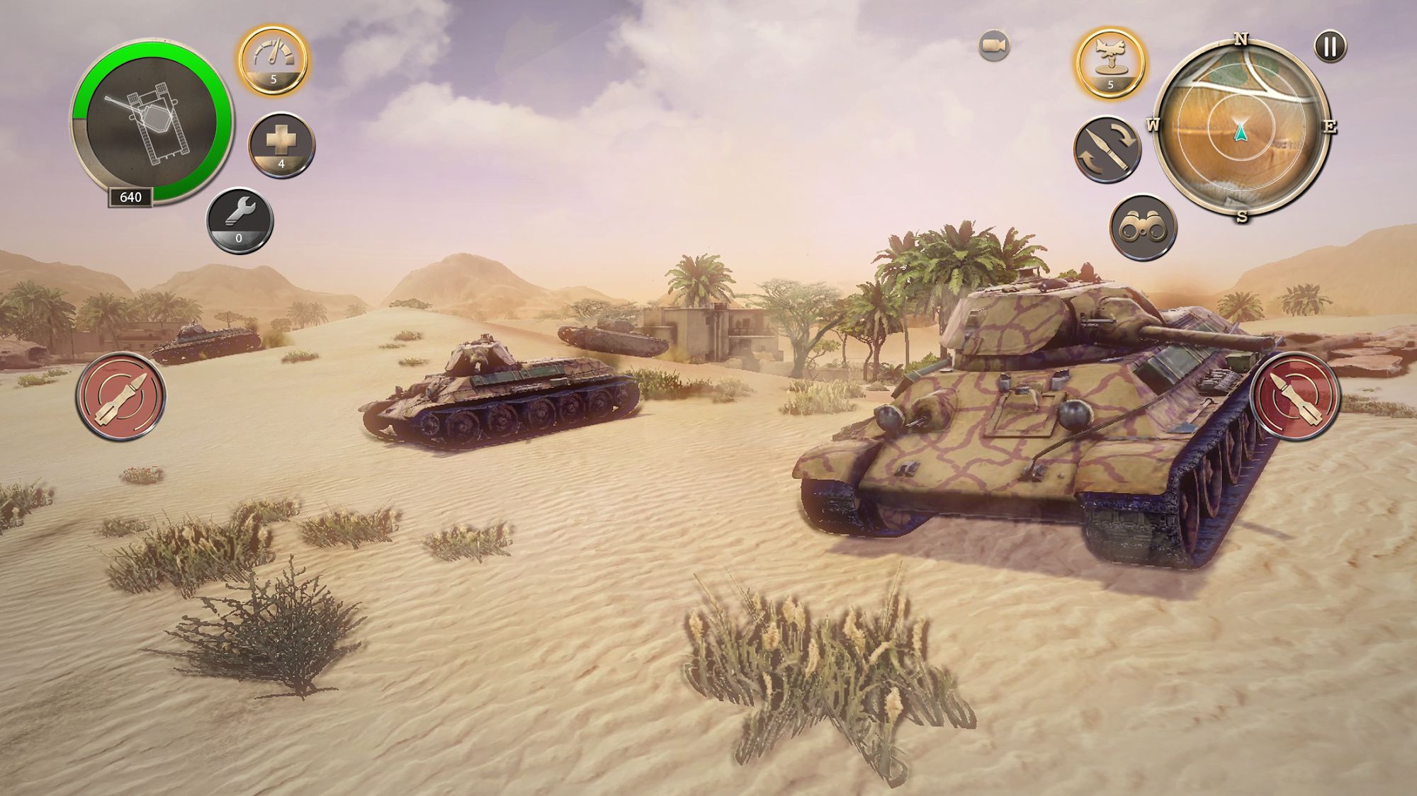 Gameplay of the Infinite Tanks WW2 for Android phone or tablet.