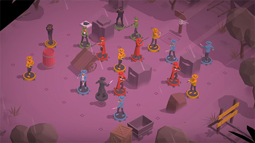 Gameplay of the Infinite west: Puzzle game for Android phone or tablet.