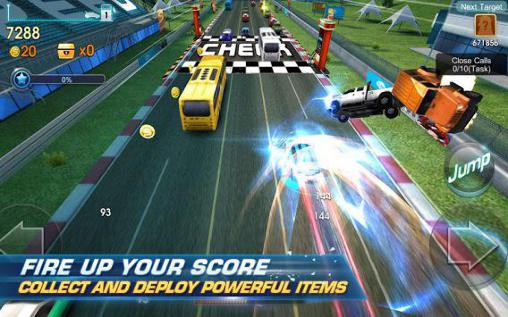 Full version of Android apk app Infinite racer: Dash and dodge for tablet and phone.