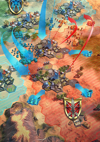 Gameplay of the Instant war for Android phone or tablet.