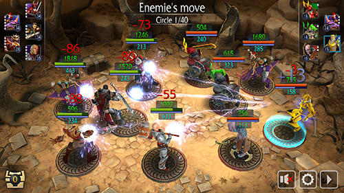 Gameplay of the Invictus heroes for Android phone or tablet.