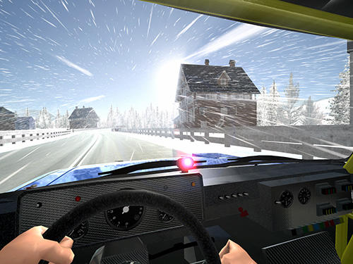 Gameplay of the Iron curtain racing: Car racing game for Android phone or tablet.