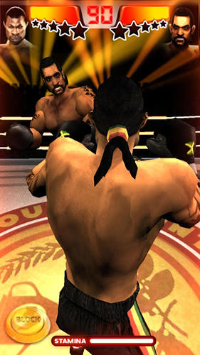 Gameplay of the Iron fist boxing lite: The original MMA game for Android phone or tablet.