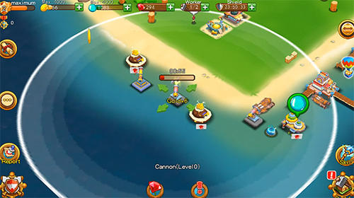 Gameplay of the Island fight for Android phone or tablet.