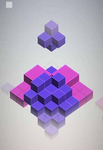 Gameplay of the Isometric squared squares for Android phone or tablet.
