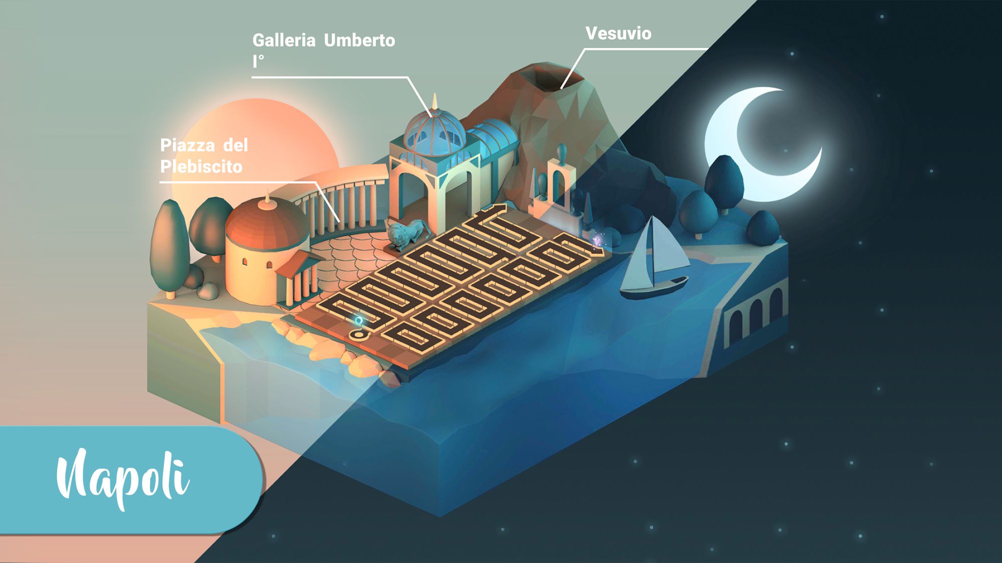 Gameplay of the ITALY. Land of Wonders for Android phone or tablet.