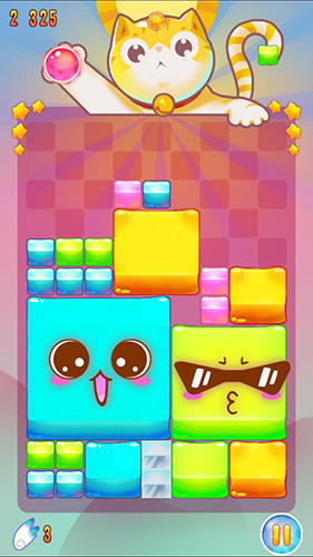 Gameplay of the Jelly go! Cute and unique for Android phone or tablet.