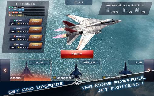 Full version of Android apk app Jet fighters: Modern air combat 3D for tablet and phone.