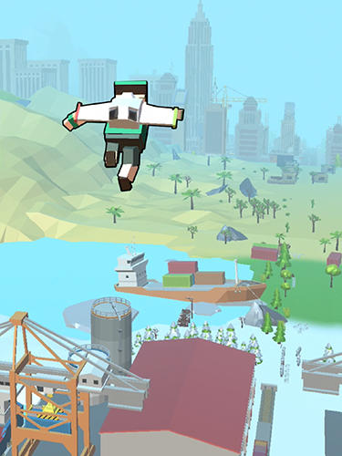 Gameplay of the Jetpack jump for Android phone or tablet.