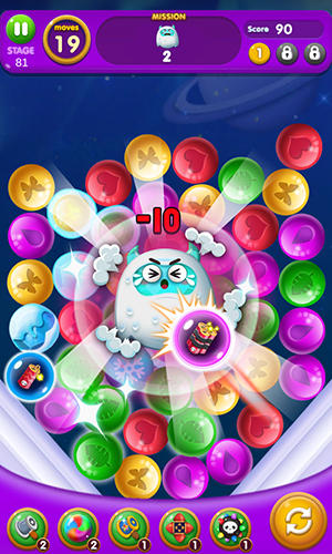 Gameplay of the Jewel stars for Android phone or tablet.