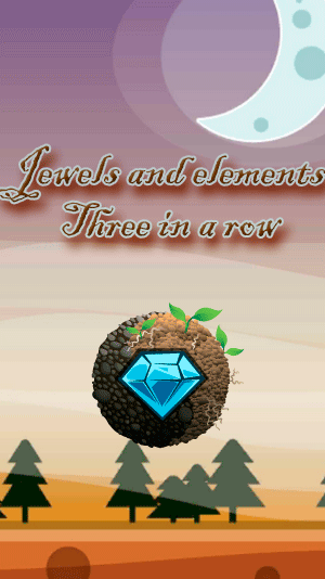 Download Jewels and elements: Three in a row Android free game.