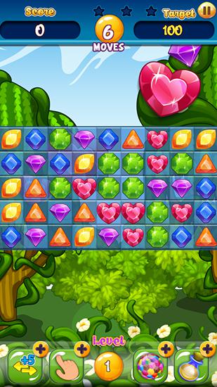 Full version of Android apk app Jewels garden for tablet and phone.