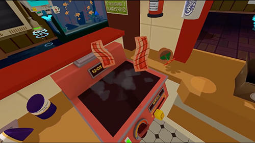 Gameplay of the Job simulator for Android phone or tablet.
