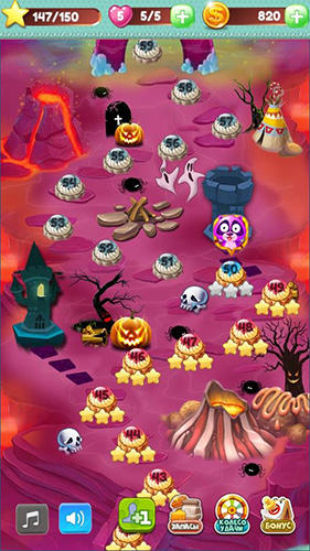 Gameplay of the Jolly baker: Match 3 for Android phone or tablet.