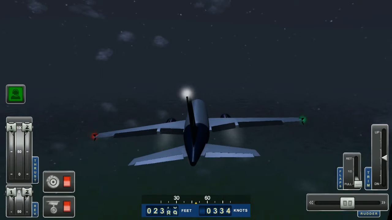 Gameplay of the Jumbo Jet Flight Simulator for Android phone or tablet.