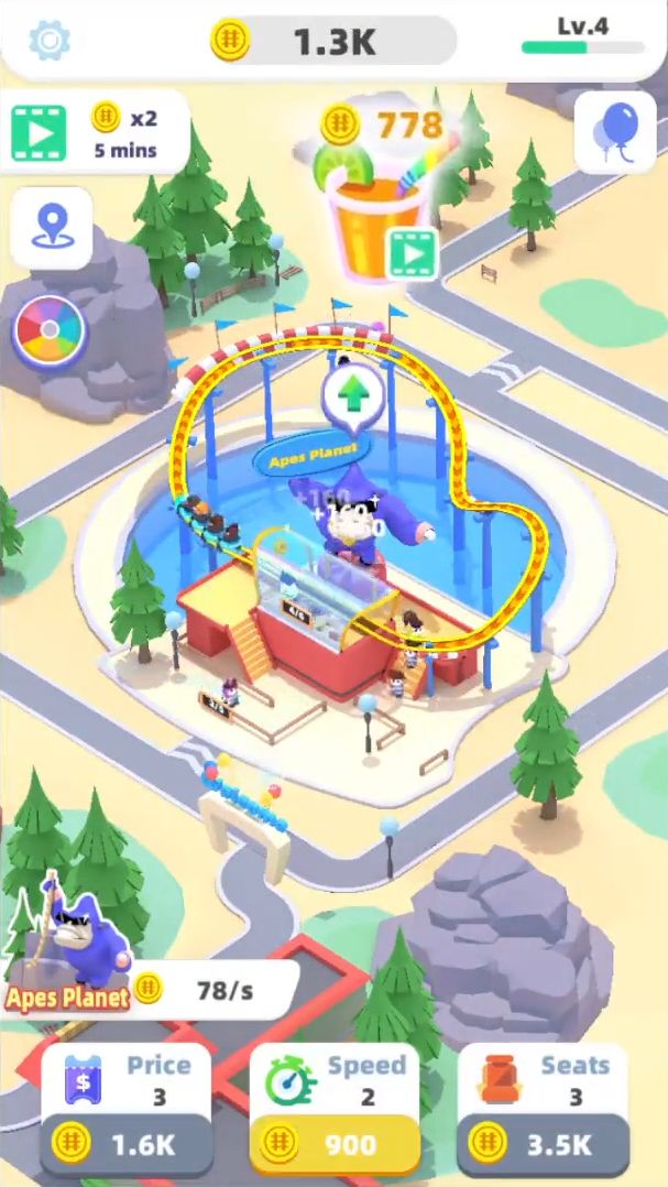 Gameplay of the Jumbo Park for Android phone or tablet.
