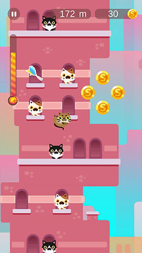 Gameplay of the Jump! Catch! for Android phone or tablet.