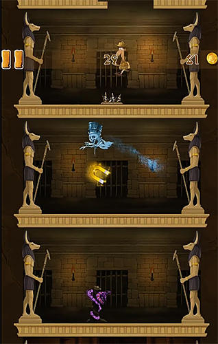 Gameplay of the Jumpy Jones for Android phone or tablet.