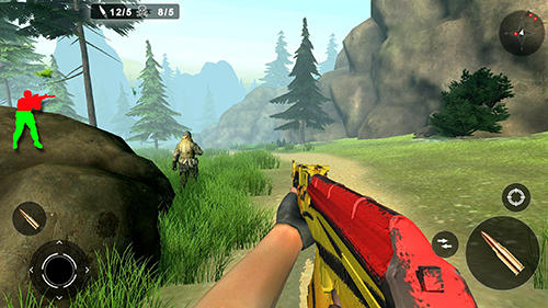 Gameplay of the Jungle сounter attack for Android phone or tablet.