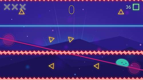 Gameplay of the Just slide for Android phone or tablet.