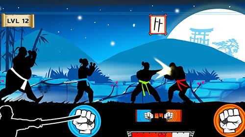 Gameplay of the Karate fighter: Real battles for Android phone or tablet.