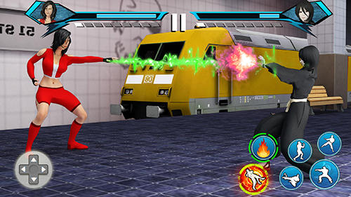 Gameplay of the Karate king fighting 2019: Super kung fu fight for Android phone or tablet.