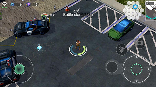 Gameplay of the King hardcore: Battle royale shooter for Android phone or tablet.