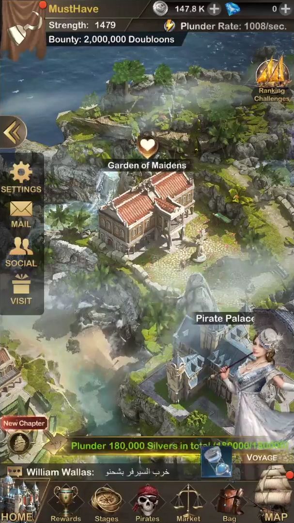 Gameplay of the Kingdom of Pirates for Android phone or tablet.