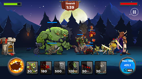 Gameplay of the Kingdom wars: Battle royal for Android phone or tablet.
