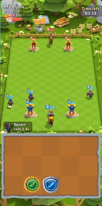 Gameplay of the Kings of Merge for Android phone or tablet.