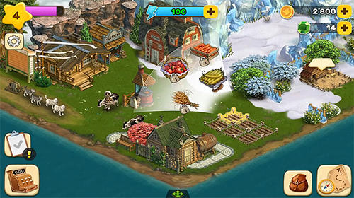 Gameplay of the Klondike adventures for Android phone or tablet.