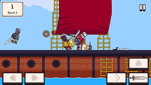 Gameplay of the Knight brawl for Android phone or tablet.