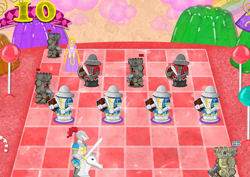 Gameplay of the Knight saves queen for Android phone or tablet.