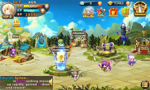 Full version of Android apk app Knight saga: Sword and fire for tablet and phone.