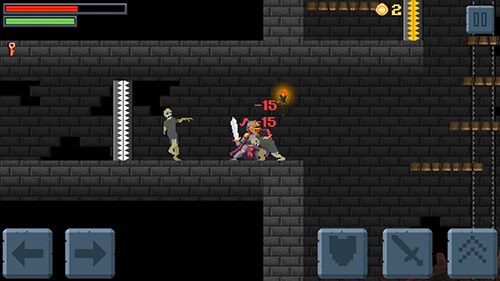 Gameplay of the Knight's soul for Android phone or tablet.