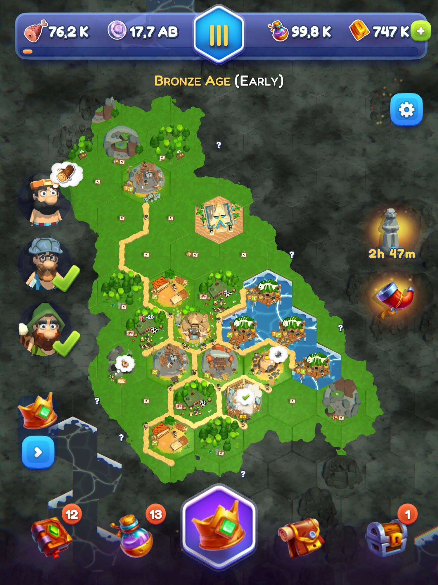 Gameplay of the Kukulu: Pocket Empire for Android phone or tablet.