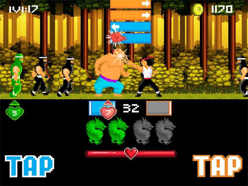 Gameplay of the Kung fu fight: Beat em up for Android phone or tablet.