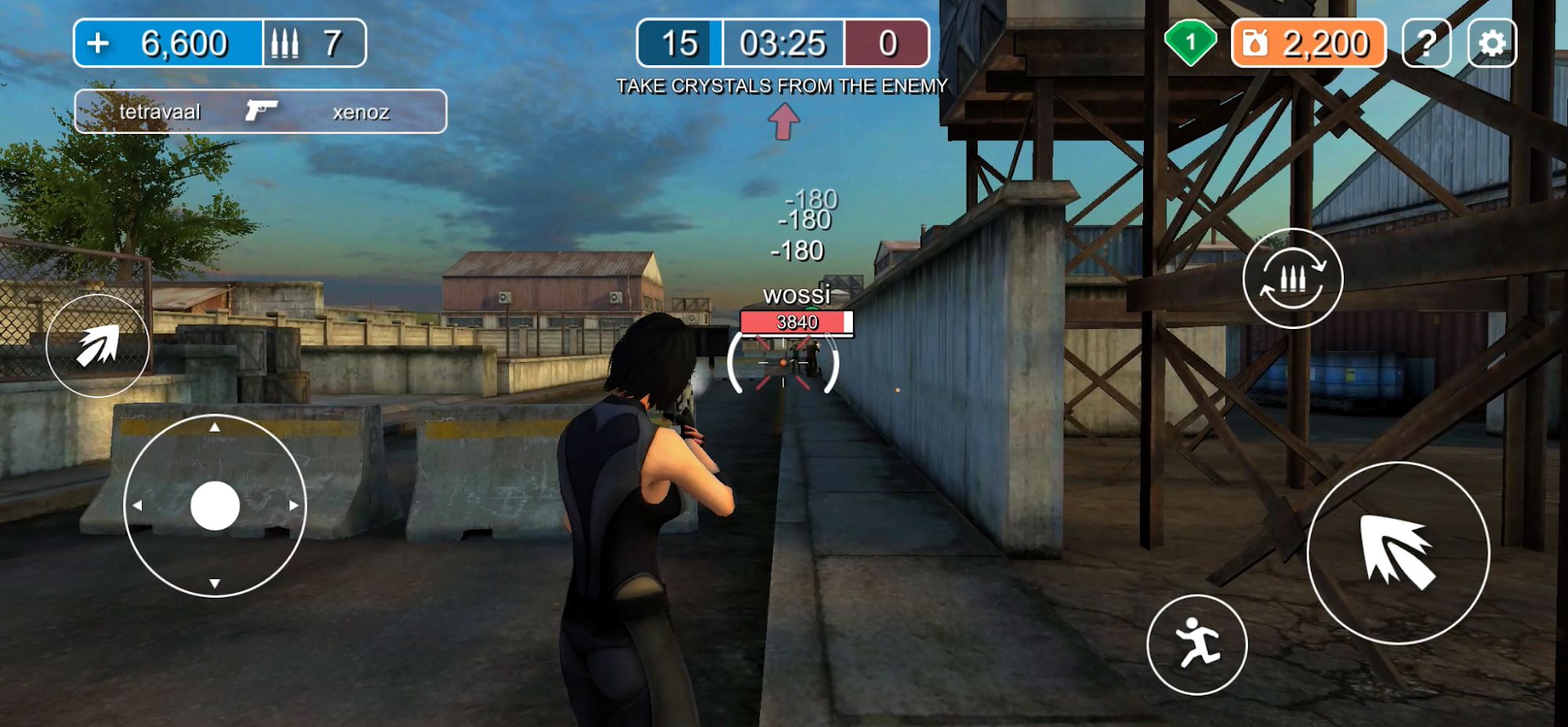 Gameplay of the Lance for Android phone or tablet.