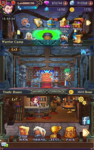 Gameplay of the Legendary castle for Android phone or tablet.