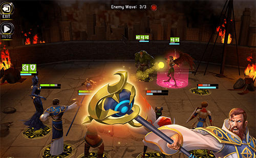 Gameplay of the Legends reborn for Android phone or tablet.