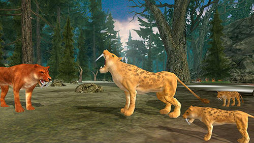 Gameplay of the Life of sabertooth tiger 3D for Android phone or tablet.