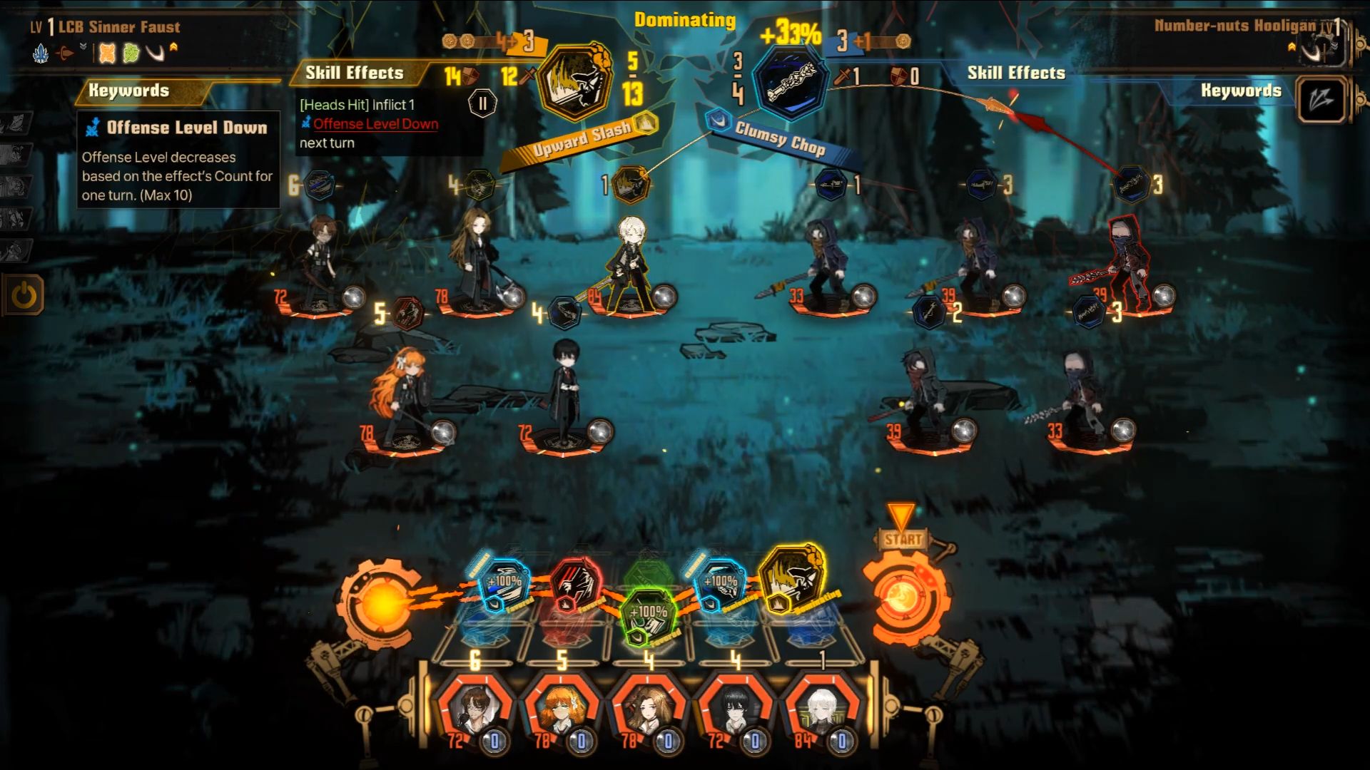 Gameplay of the Limbus Company for Android phone or tablet.