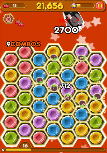 Gameplay of the Line: Pokopang for Android phone or tablet.